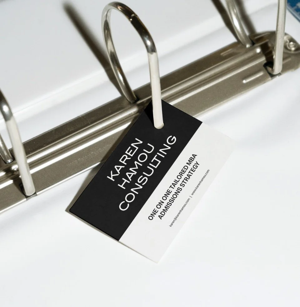 Karen Hamou Consulting brand identity and business card design by Ash Izsak Studio