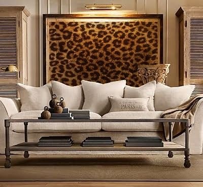 cheetah wallpaper living room
