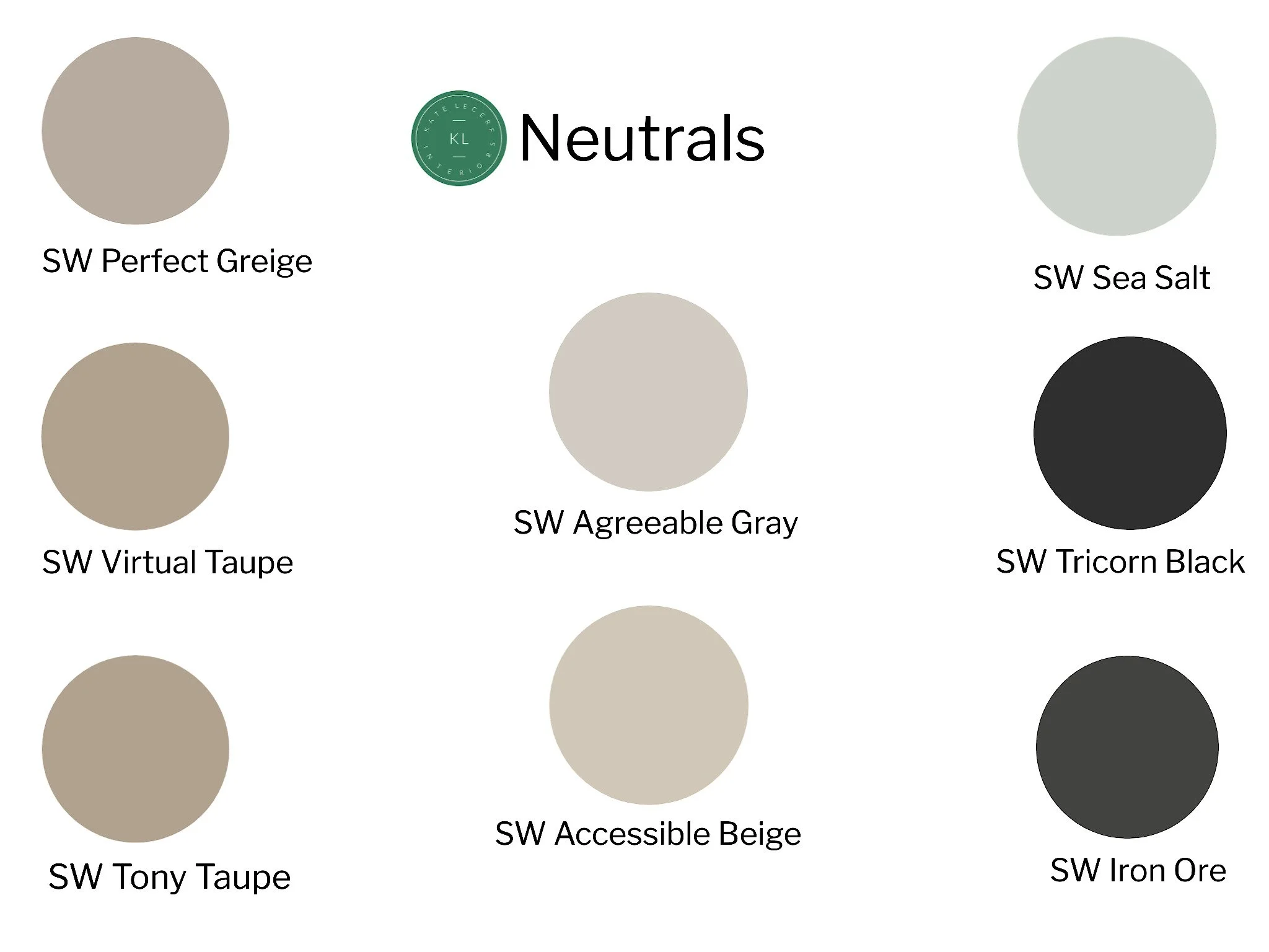 My Favorite Neutral Paint Colors