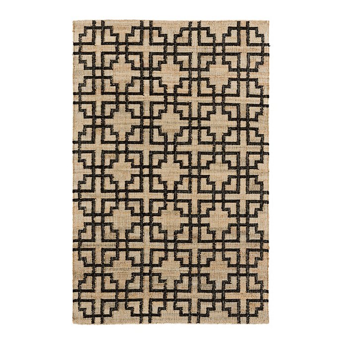Jute Rug with Pattern