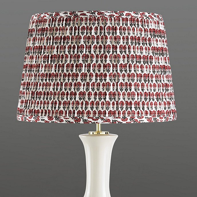 patterned lampshade