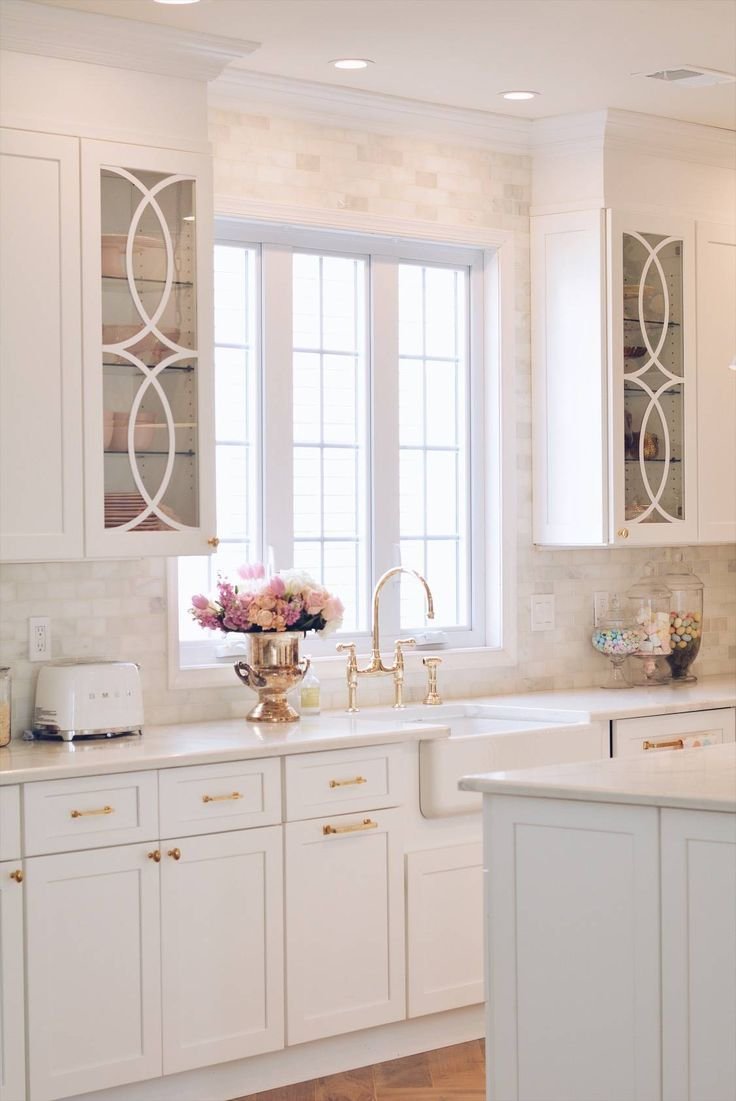 Mullion Cabinet Doors_ How to Add Overlays to a Glass Kitchen Cabinet - The Pink Dream.jpg