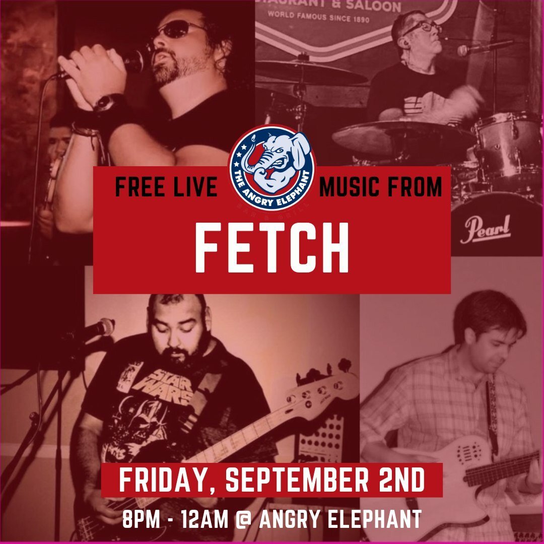 Fetch is bringing the jams this Friday night. Join us for a night of free live music starting at 8 PM on the 2nd! 🎤 🎶