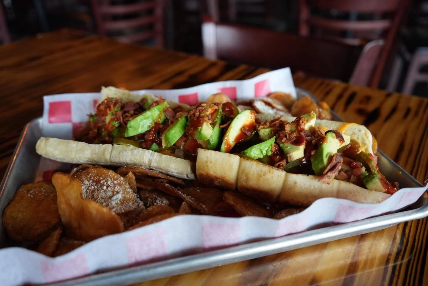 Hungry? Prove it. 🌭
All our hot dogs come 1/4 lb or 1/2 lb&hellip; your call.

Every hot dog comes fully loaded&mdash;no shortcuts here.

Chips, fries, mac, or a salad on the side&mdash;build it how you want.
#ComeHungry #TheAngryElephant #GoodEats