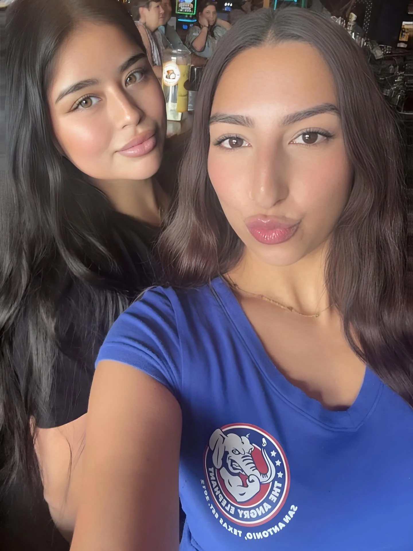 Gaby &amp; Mads behind the bar tonight 🍻
Spurs tip off at 8:30 🏀

Cold drinks, loud crowd, one epic night&mdash;see y&rsquo;all at The Angry Elephant.

#TheAngryElephant #SpursNation #GameNight