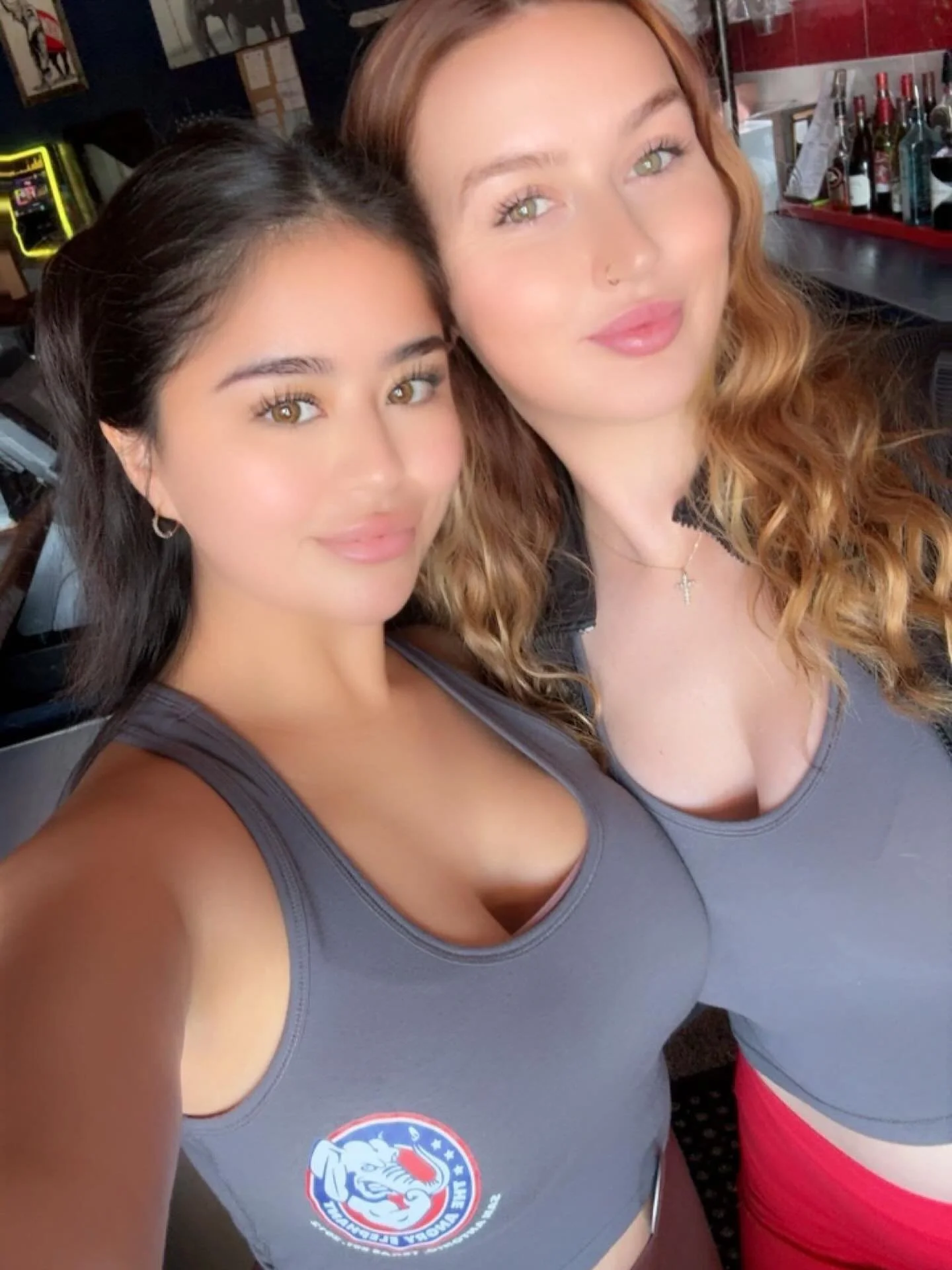 Come spend your day with Shelby  and Gabby behind the bar 🍻
The Angry Elephant 🤝 Saturdays
#TheAngryElephant