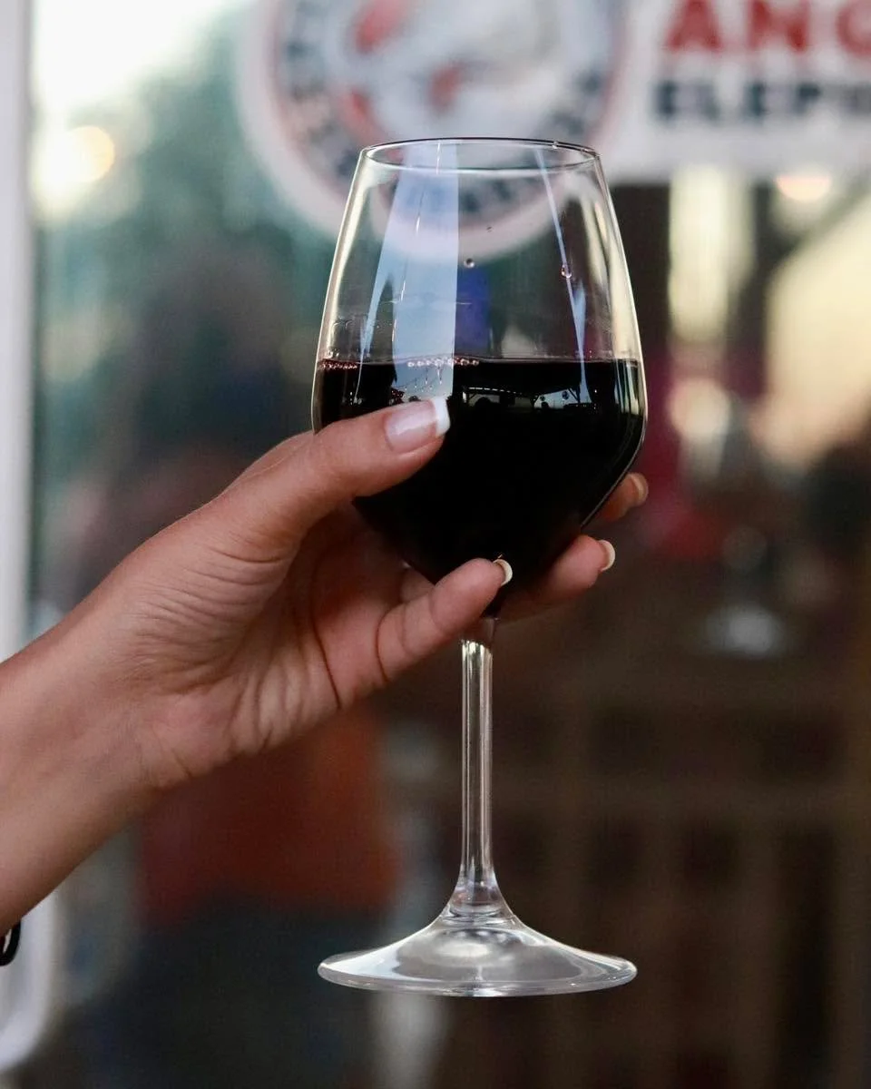 Who&rsquo;s ready to WINE down after a long week? 🍷😉
You deserve it.

Kick back at The Angry Elephant with your favorite drinks, good company, and the perfect start to the weekend 🐘🍻 See y&rsquo;all at the bar.

#TheAngryElephant #WineDown #Weeke