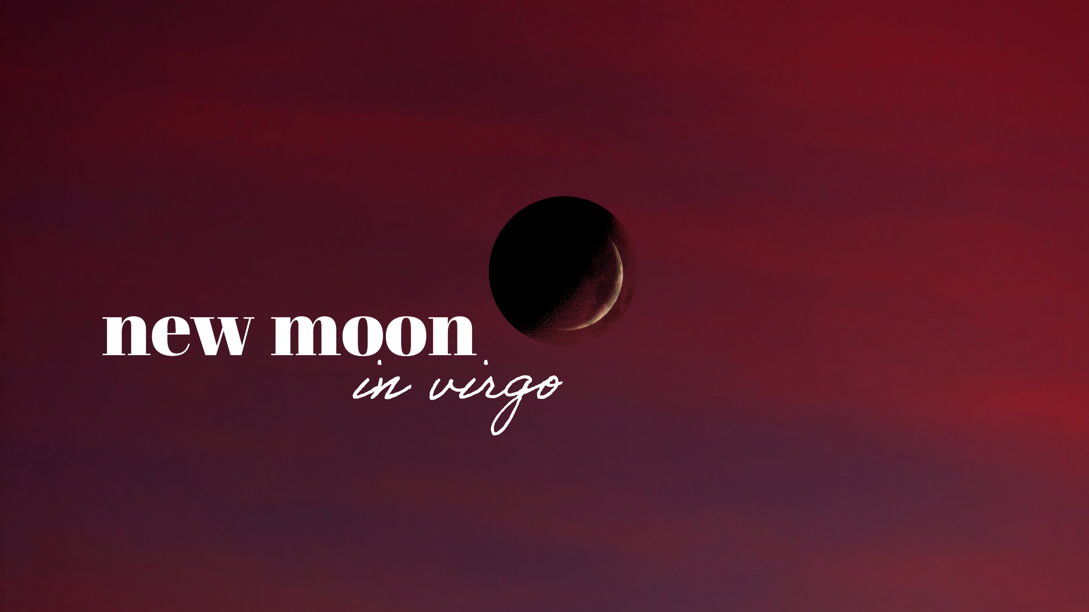 New Moon and Solar Eclipse in Virgo