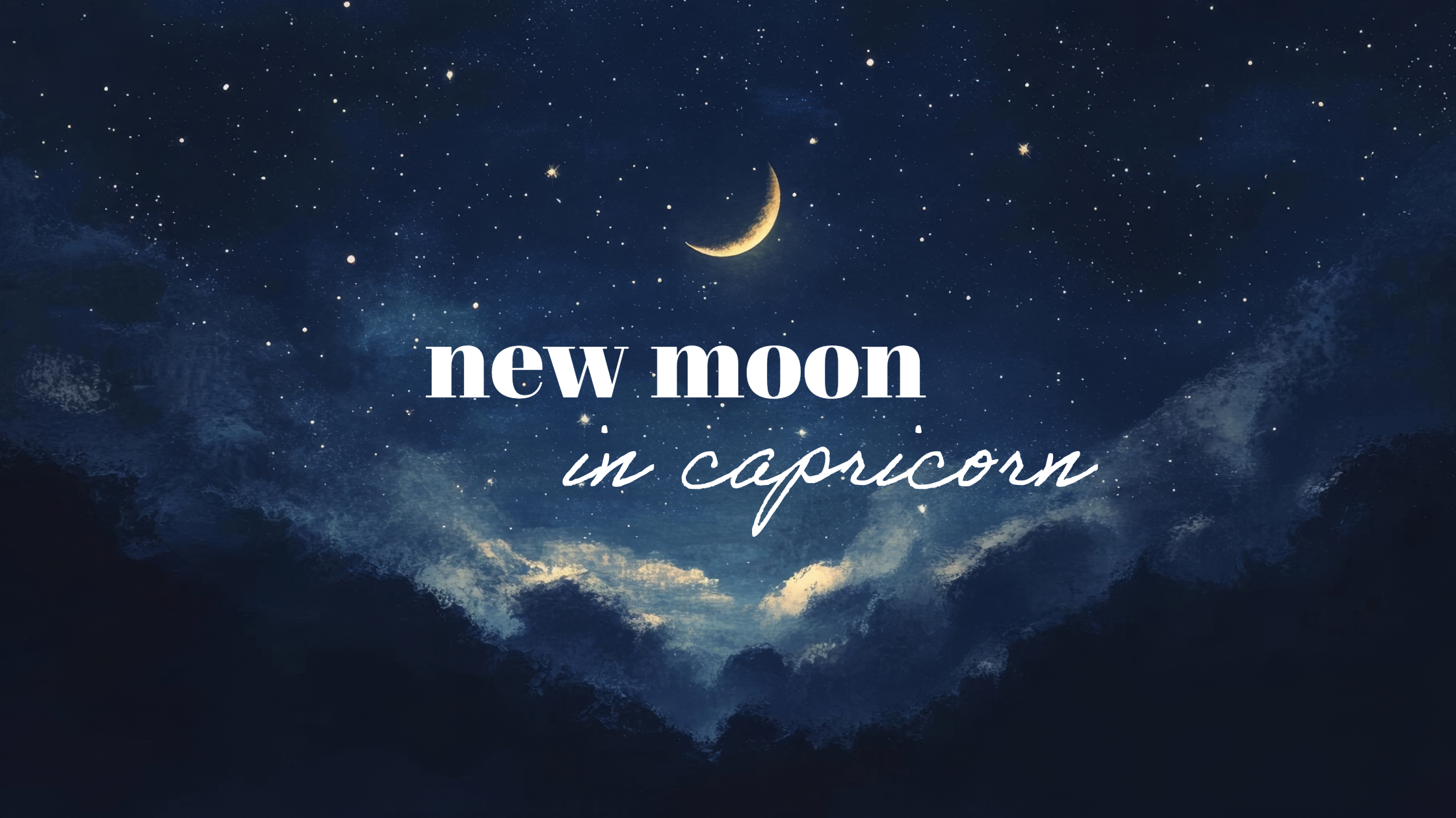 New Moon in Capricorn