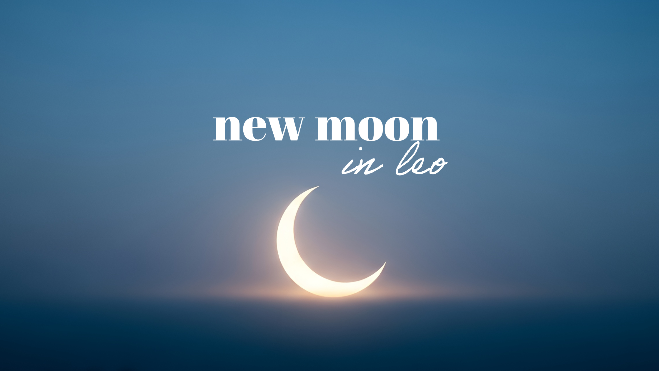 New Moon in Leo