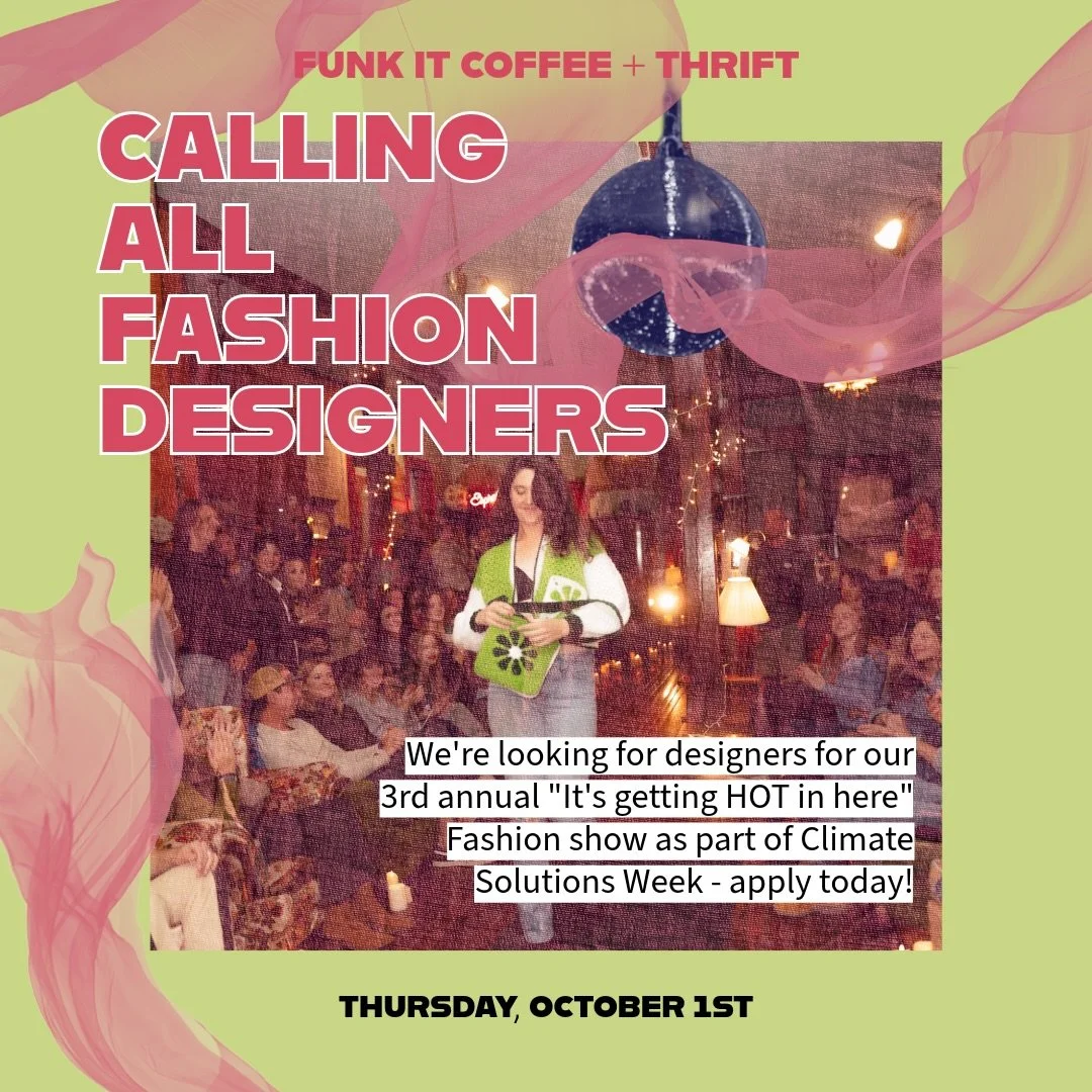 We are so excited to announce that we are putting out our designer application for our THIRD annual fashion show as part of @climatesmartmissoula Climate Solutions Week!

Missoula is packed full with creatives and people who care about our earth and 
