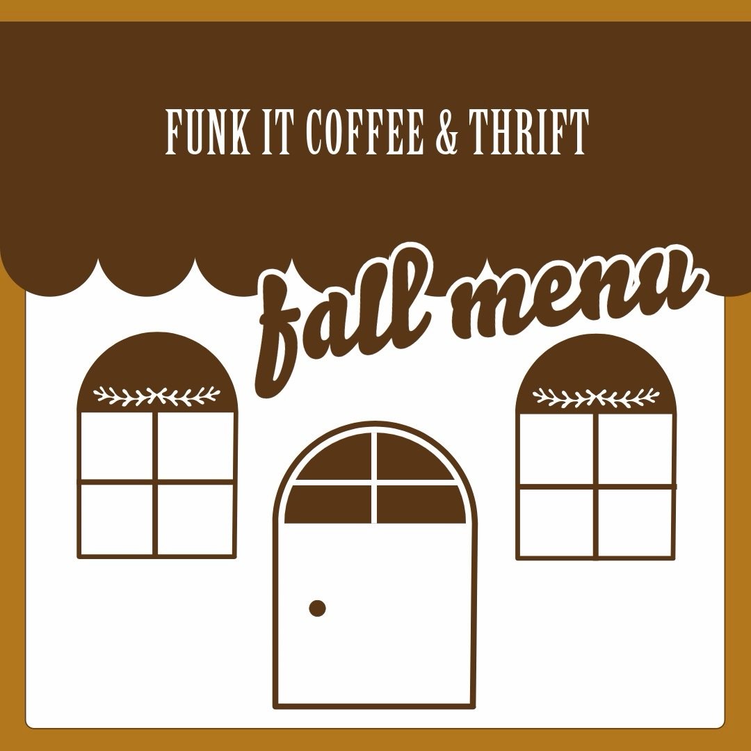 IT&rsquo;S THE BEGINNING OF A NEW ERA&hellip;

Our fall drink menu! And let me tell you what - this Funk It fam has been drinking these drinks the last week and we can&rsquo;t get enough of them ✨

Plus when we make these syrups in the back, they sme