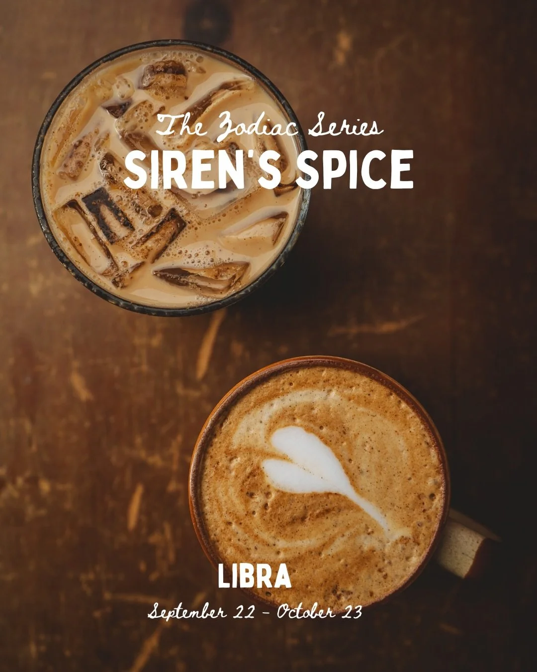 It&rsquo;s been Libra season for a few weeks, yall, and we have a delicious drink just for you 🔥

Introducing the Siren&rsquo;s Spice: a spicy chai with our house-made orange syrup. It&rsquo;s zesty, opinionated, warm, balanced, and full of love (an