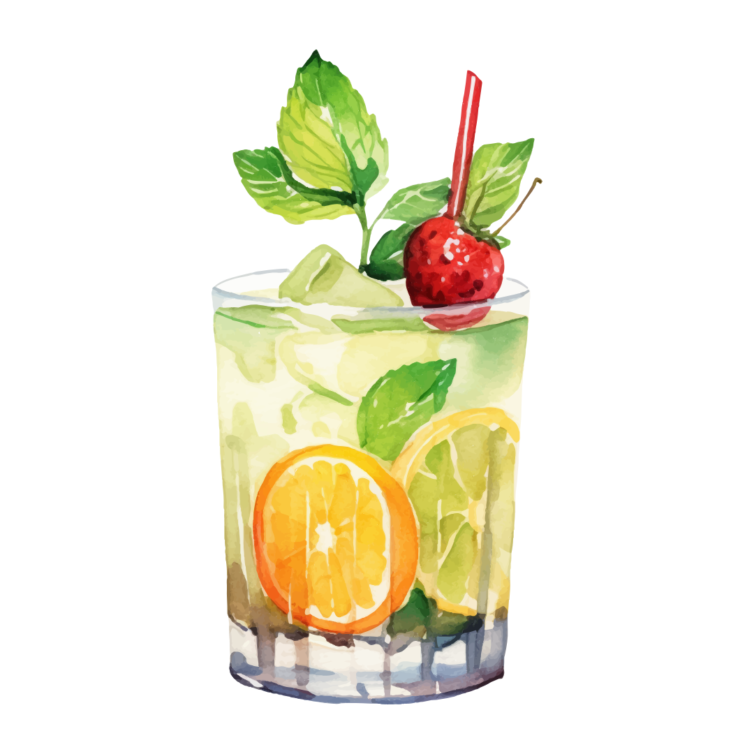 Geometric drawing of an outline square with sections divided by vertical, horizontal, and diagonal lines.