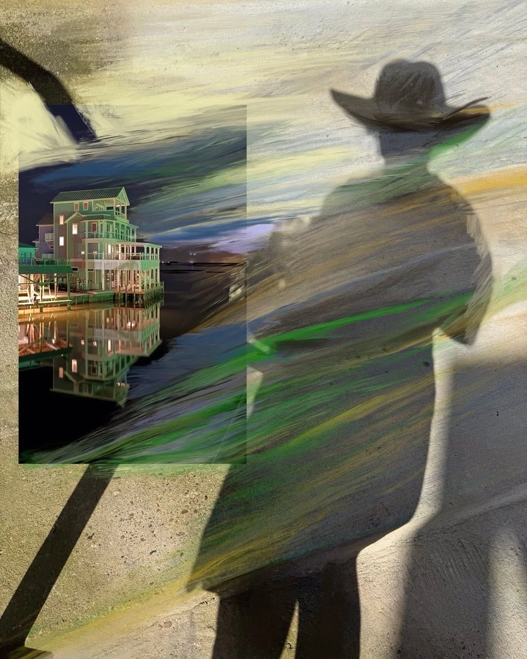 Two views of the Galveston Bay this past weekend. One looking out - another looking in. It is all good. Working with procreate on my IPad. What a wonderful world.