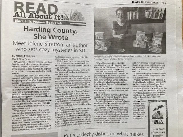 Black Hills Pioneer article