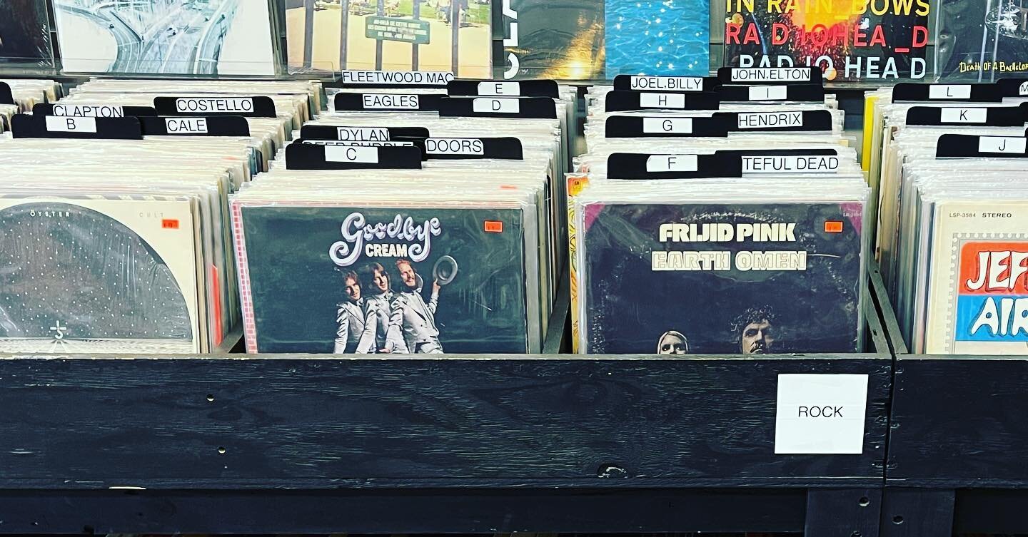 100&rsquo;s of titles have been market down in the classic rock section. Swing buy and grab a grip and help us make room to put out even more classic  rock lps.  #vinyladdictionrecords #records #vinylrecords #vinylrecords #recordshop #njrecordstore #