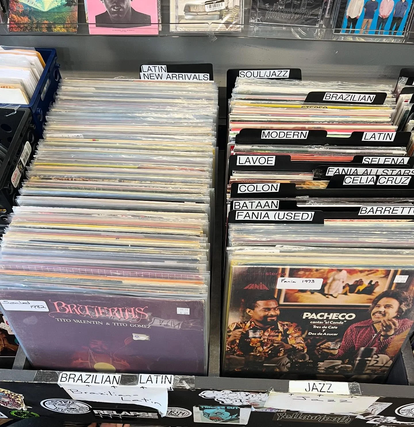 The Latin section doubled in size this week. 100&rsquo;s of mint vinyl and originated sealed vinyl added. This is the cleanest collection of Latin vinyl I have ever seen.

#Vinylrecords #recordshop #njrecordstore #webuyrecords #vinylcollector #vinyl 