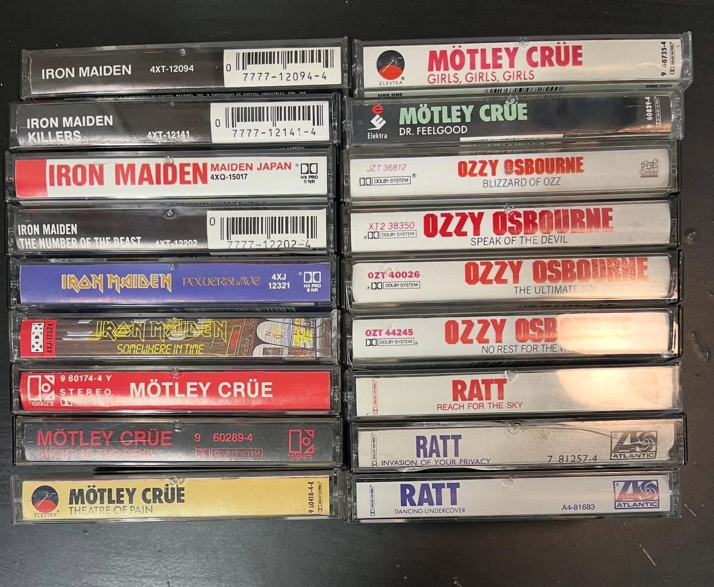 Used cassettes available Tuesday at noon.

#Vinylrecords #recordshop #njrecordstore #webuyrecords #vinylcollector #vinyl #vinyljunkie #NJ #recordstore #vinyladdictionrecord #vinyladdictionrecords #cassettes #heavymetalcassettes #ironmaiden