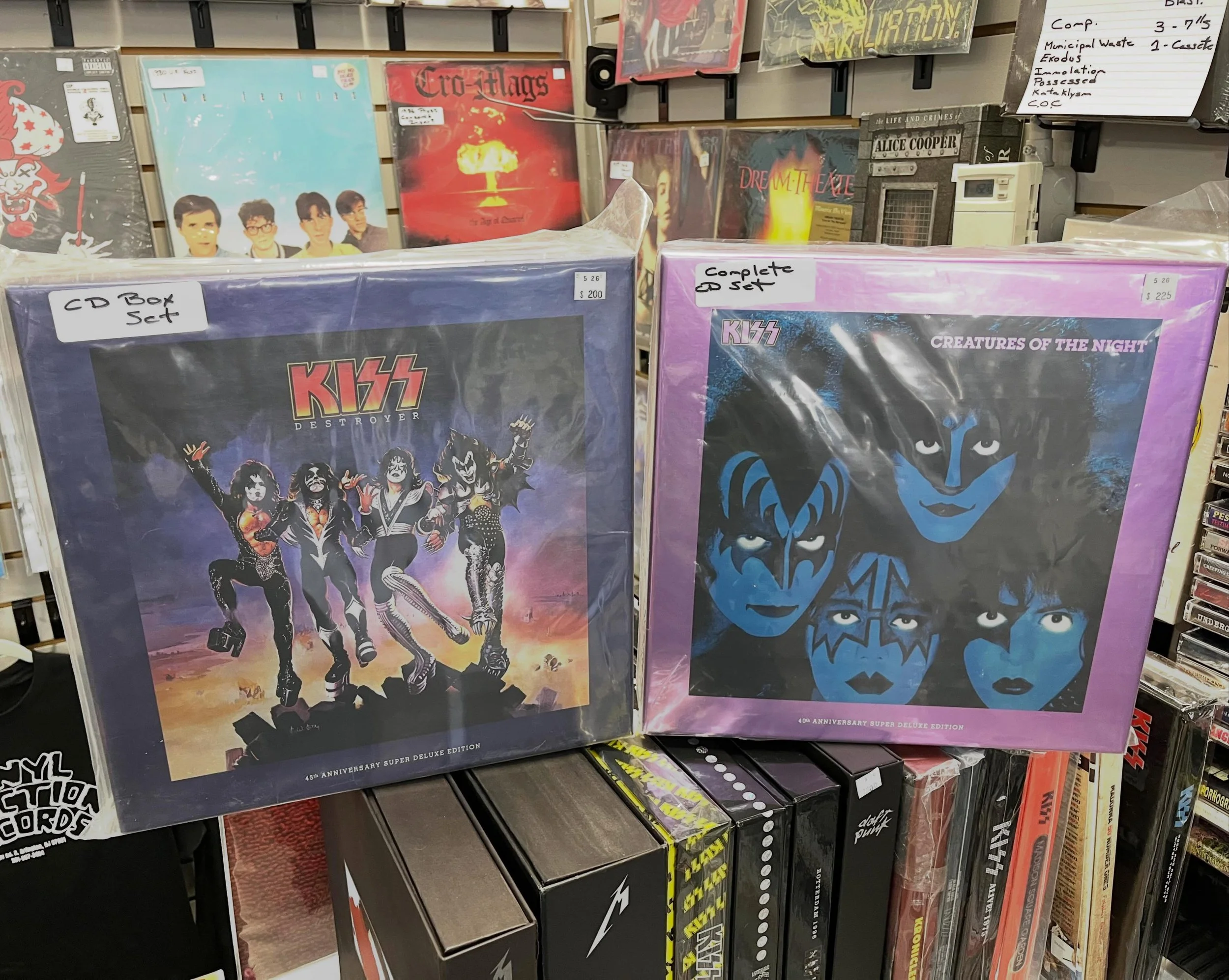 #kiss CD box sets.

#vinyladdictionrecords