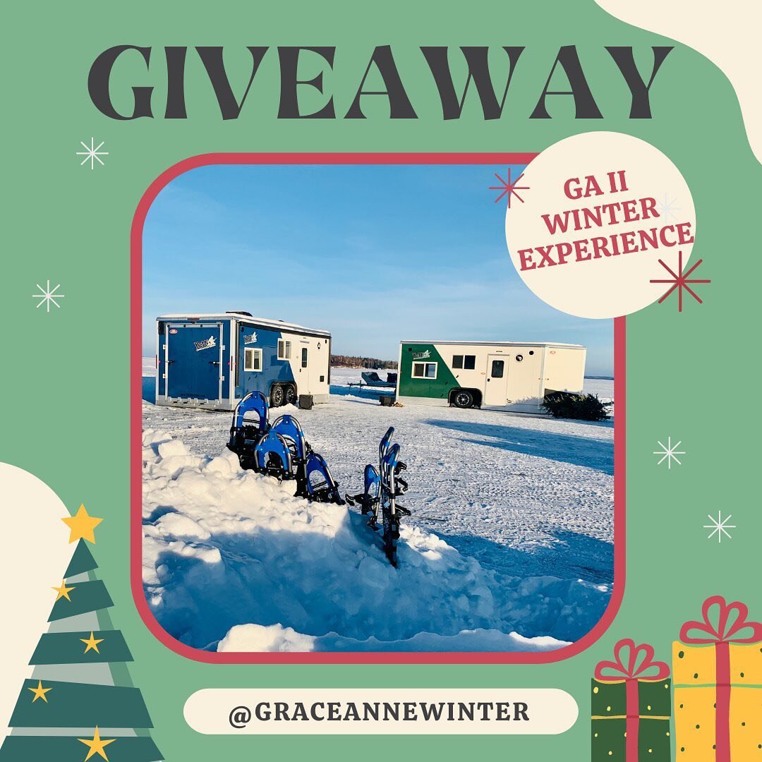 YOUR CHANCE TO WIN THE GRACE ANNE II WINTER EXPERIENCE 🎄
Full service Ice fishing excursion including a Professional Guide for the day, Shore Lunch, Ice Skating Rink, Wood Fired Sauna, Ice Bar and More!

But wait&hellip;there&rsquo;s more!🍽
The win