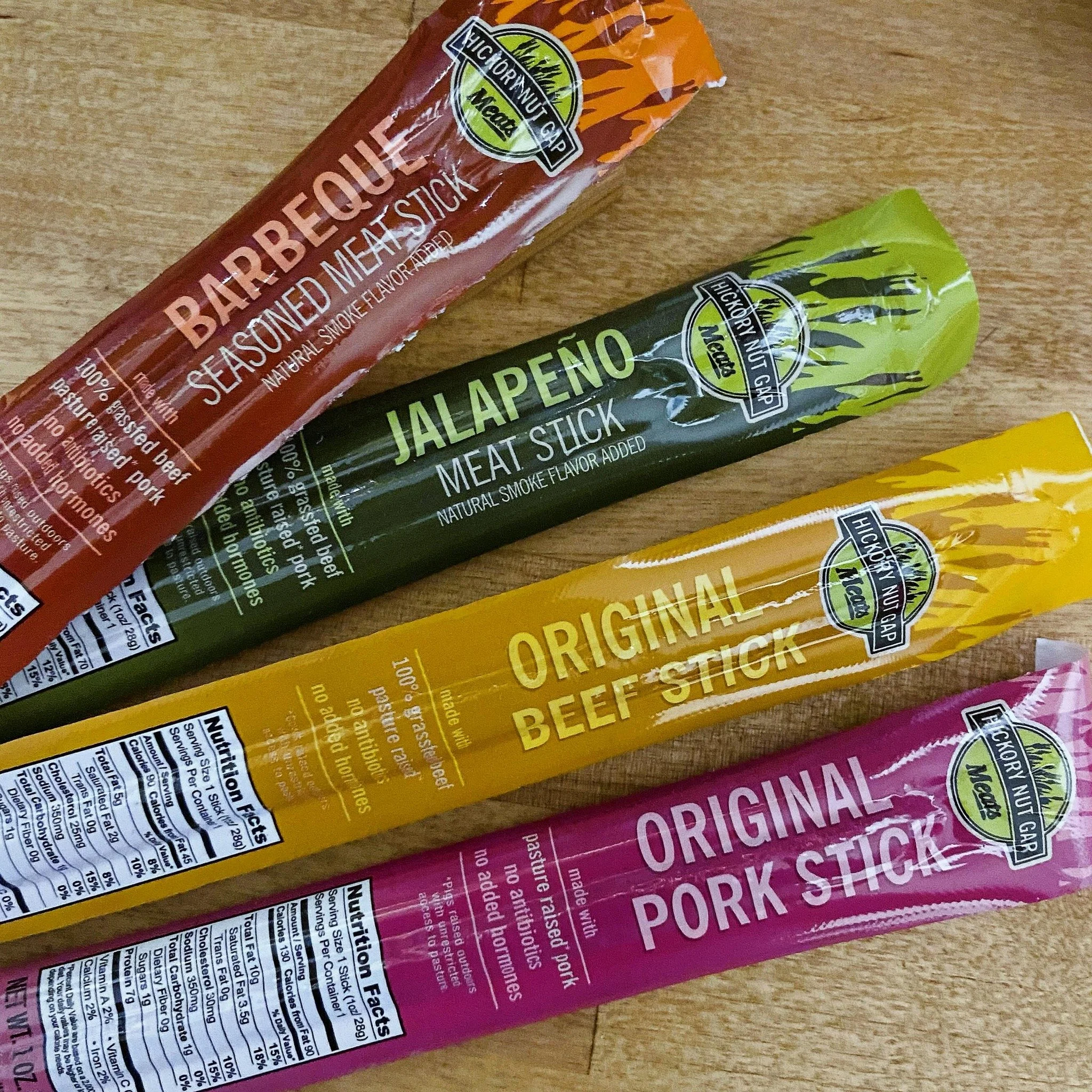 Had a chance to chat with some of the folks at @hickorynutgap recently at the annual #meatconference. We chowed down on these tasty meat sticks today. 😋👍