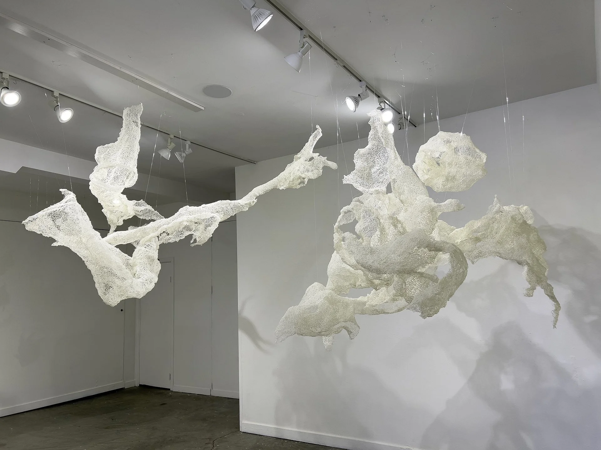 Oaking and Laureling at Gallery Route One, 3D Pen-Crafted Bioplastic, 2026.