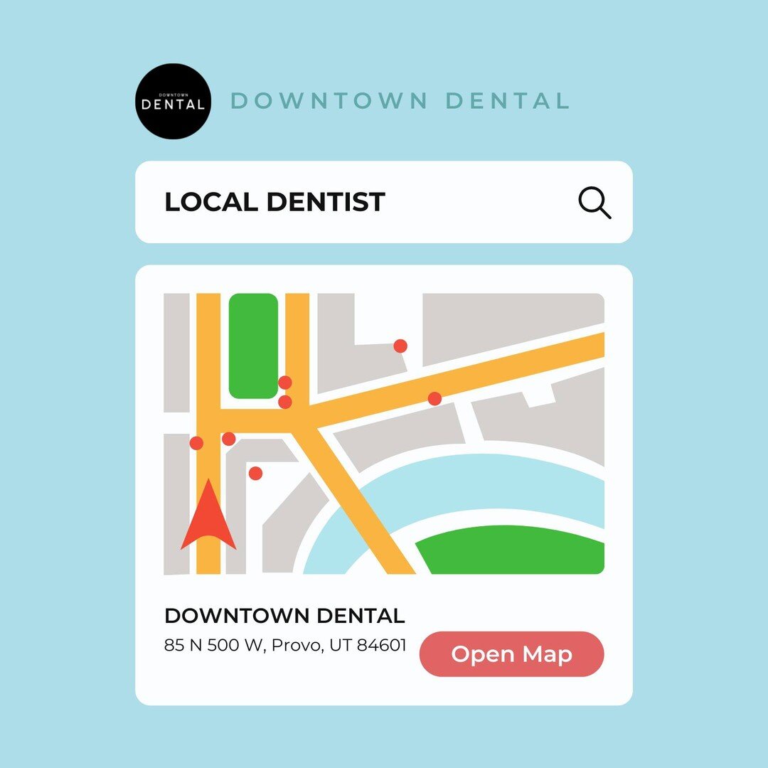 Your search ends here! Your local dentist is Downtown Dental. We are in a wonderful location, right next to
