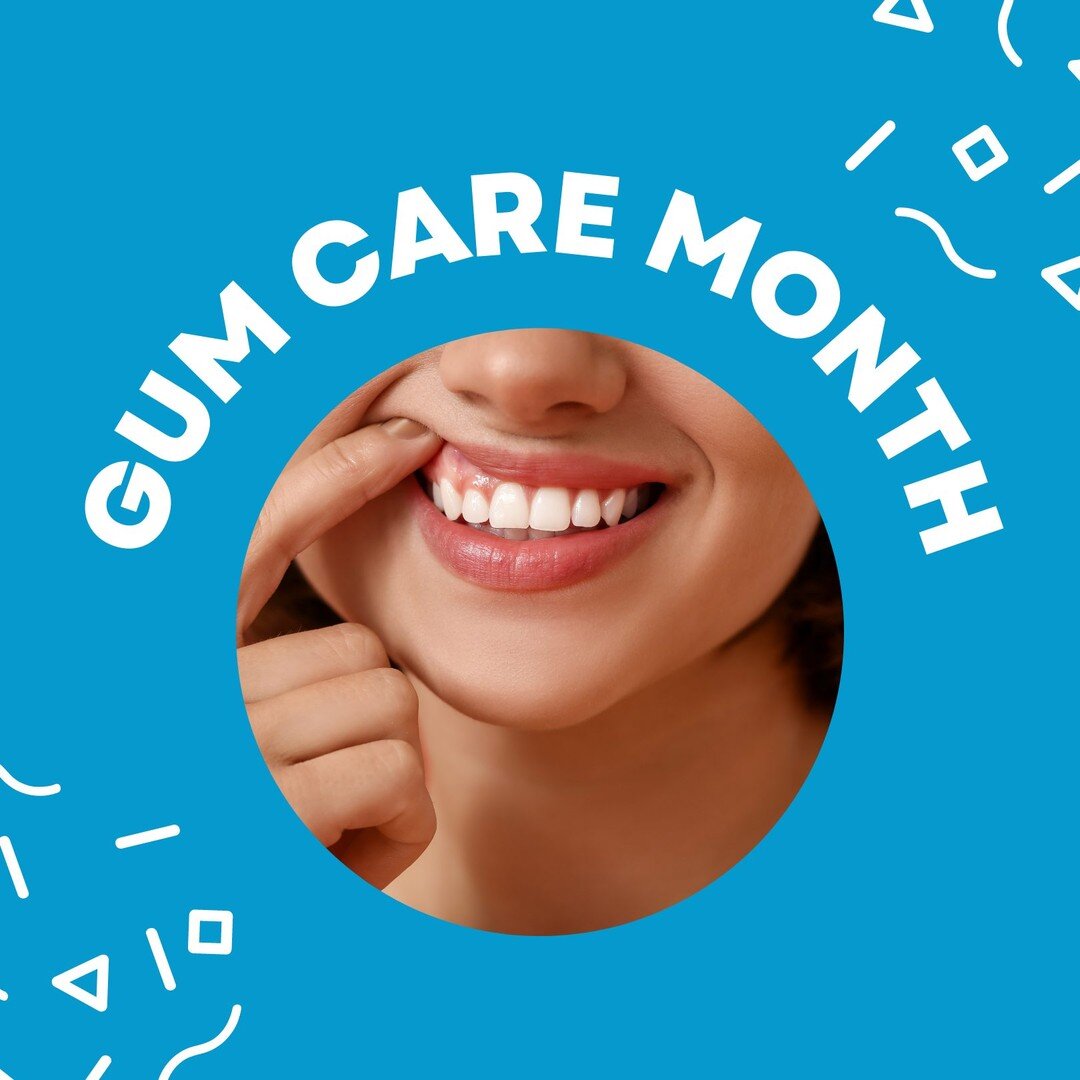 It's Gum Care Month! Let's talk about what to look for if you are having gum issues. 

Gums need professional attention if:
Your gums will appear red or swollen in certain spots They feel very tender when you brush them 
Your gums are bleeding easily