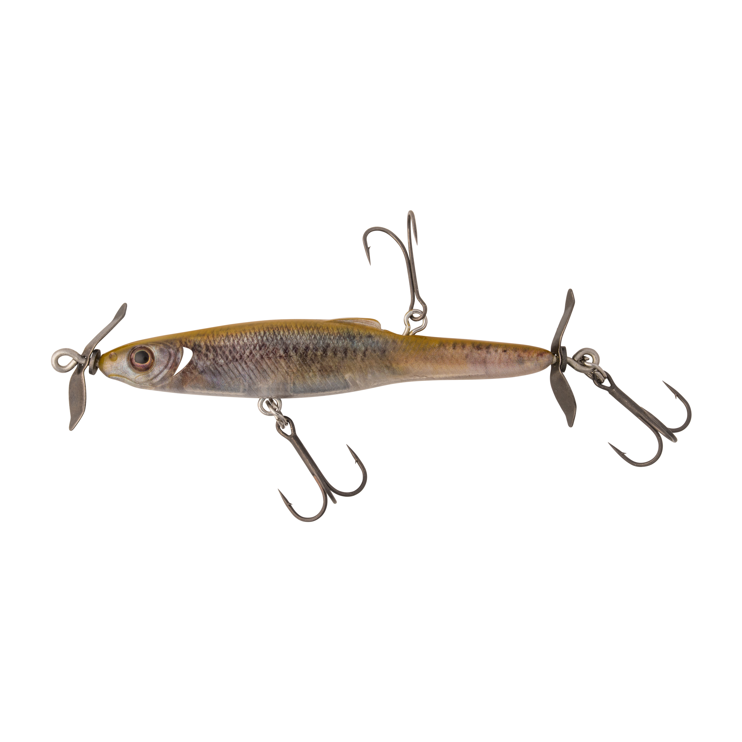 Bait with hook deployed