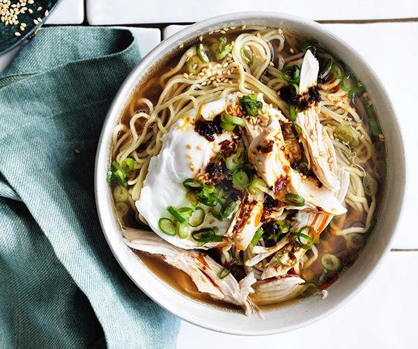 Chicken and egg noodle soup with ginger and chilli — Neighbourhood Cellars