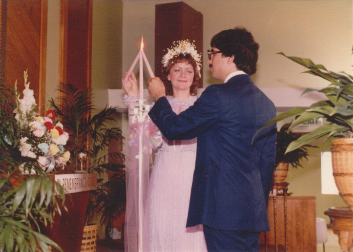 Donnell and Hormoz Shariat getting married in Iran on October 23, 1977