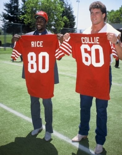 Jerry Rice and Bruce Collie