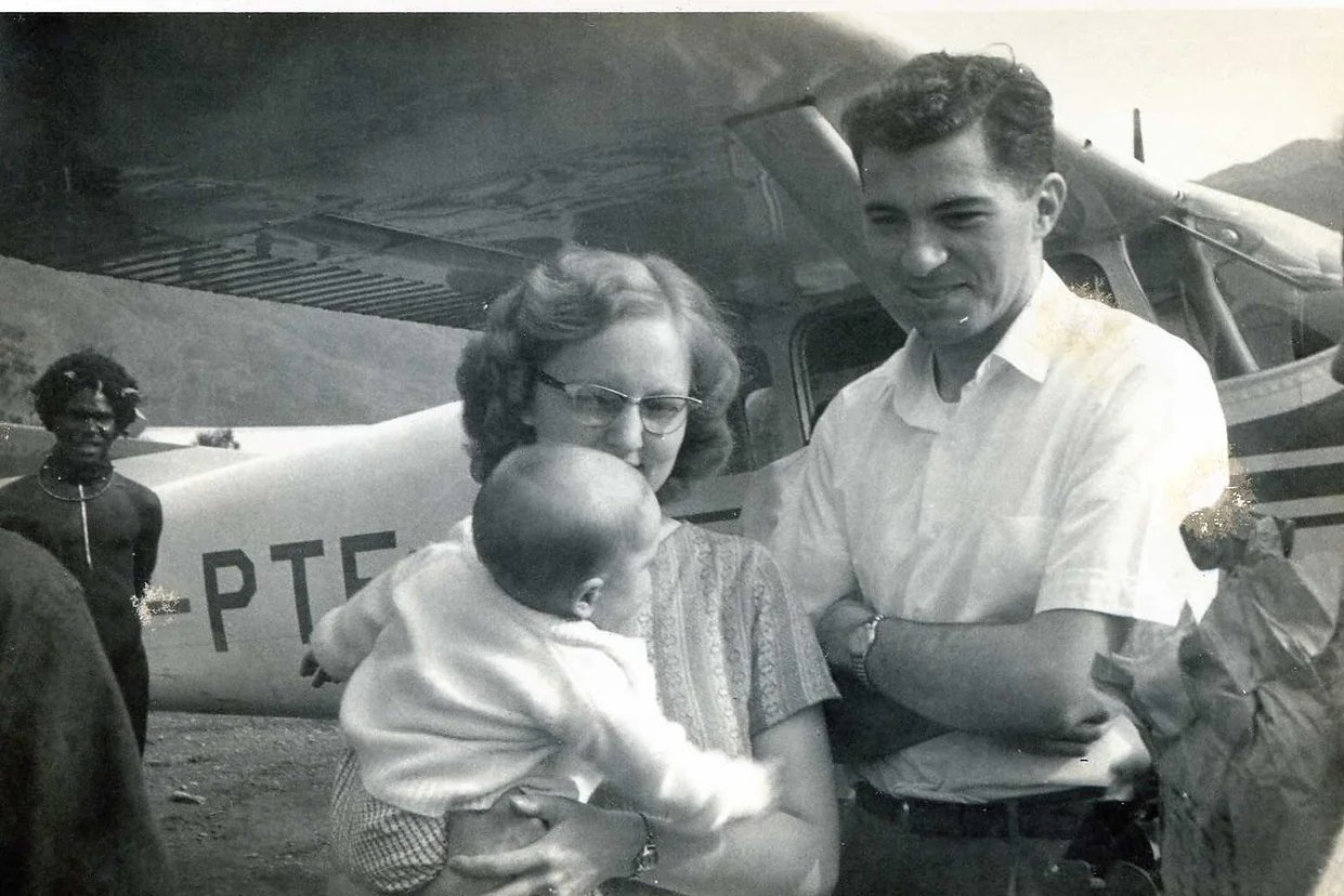 Don and Carol Richardson with their baby Steve