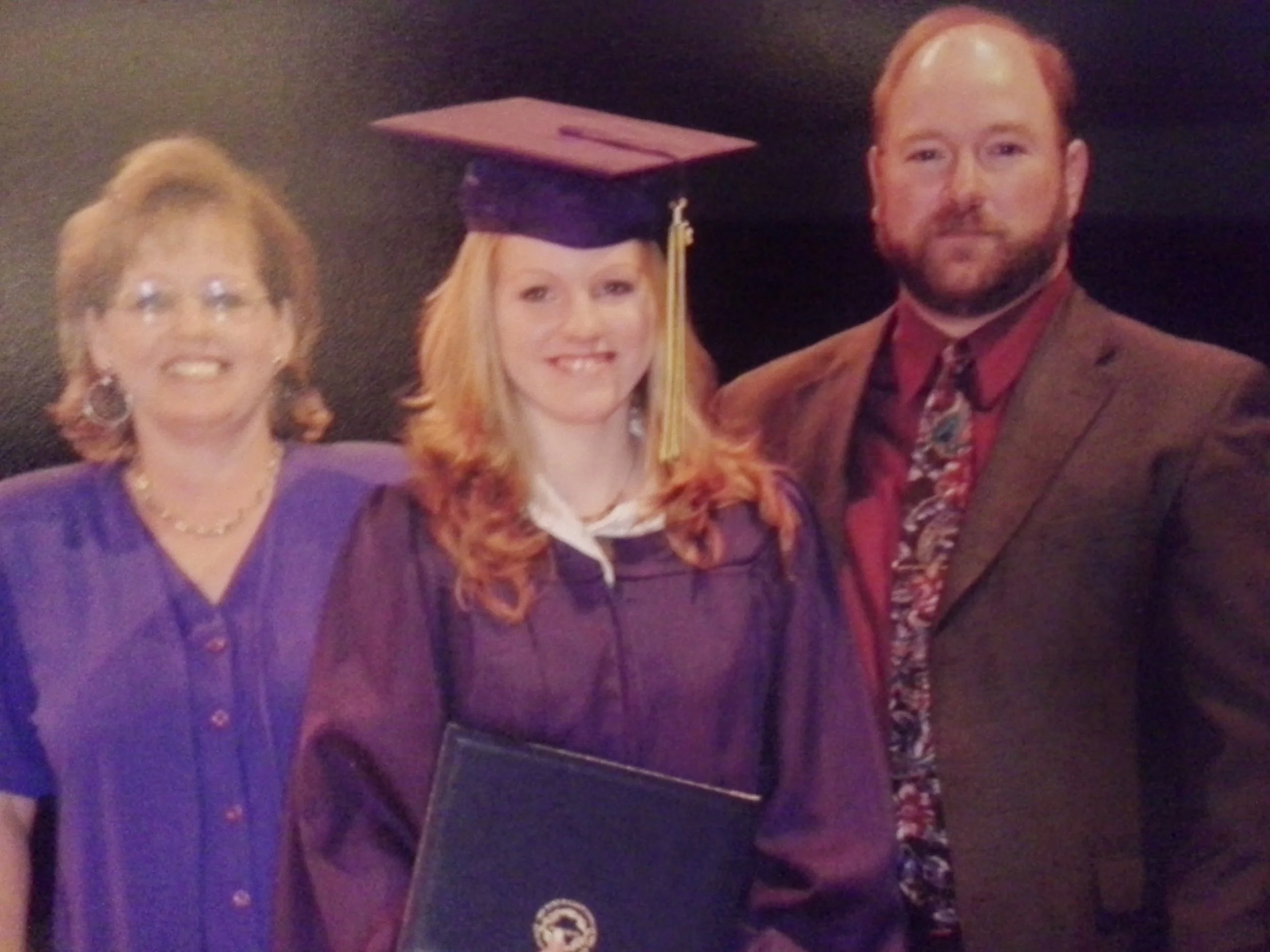 Christi and Dan after Hannah's high school graduation