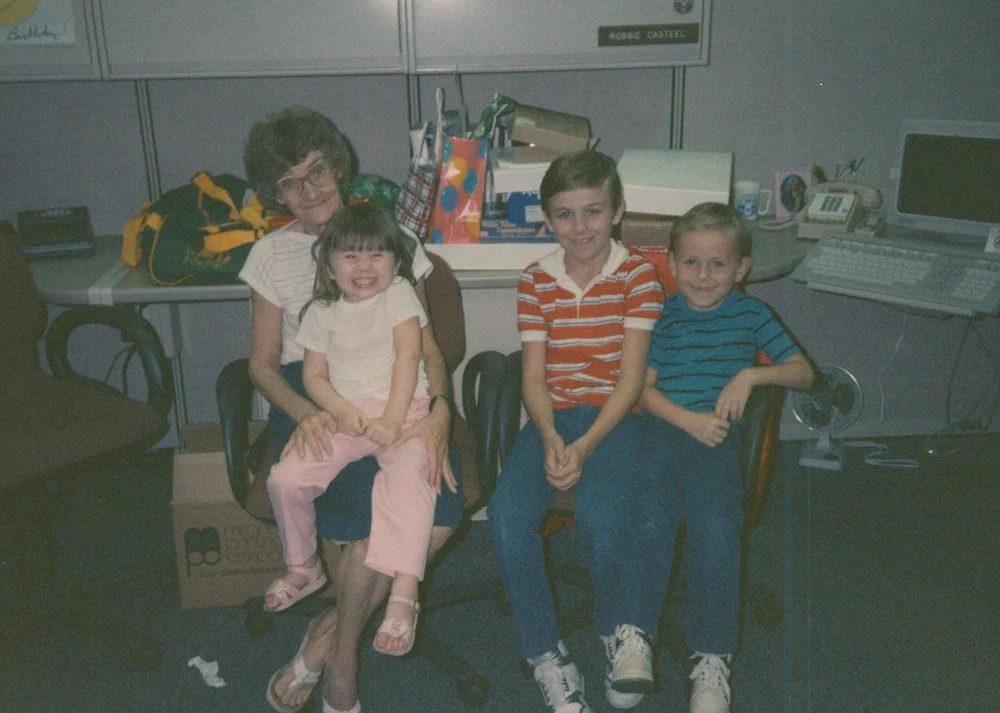 Granny, Brandy, and Brandy's 2 brothers