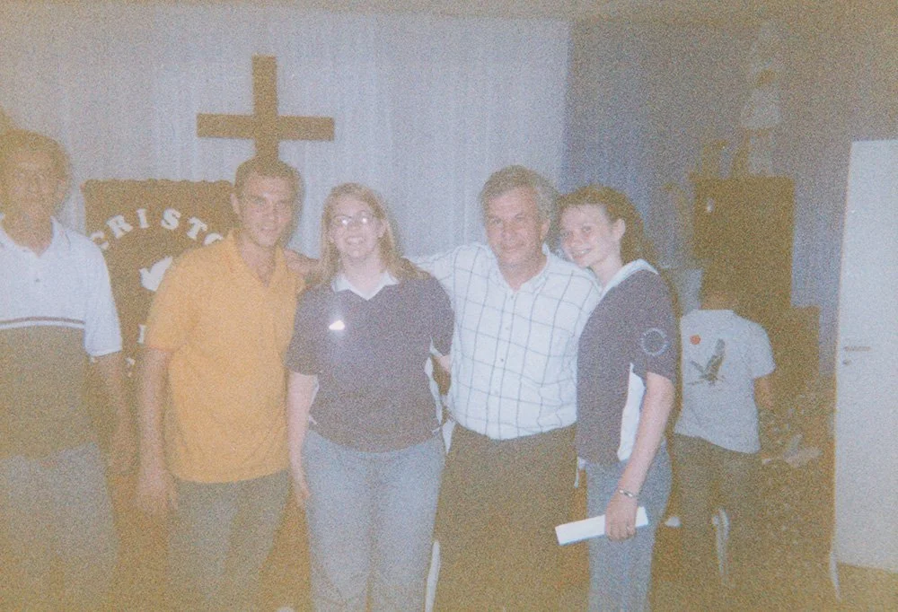 At Brandy's church. Brandy is on the far right.