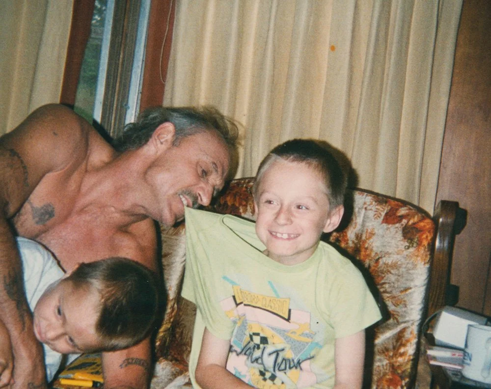 Brandy's dad with her brothers