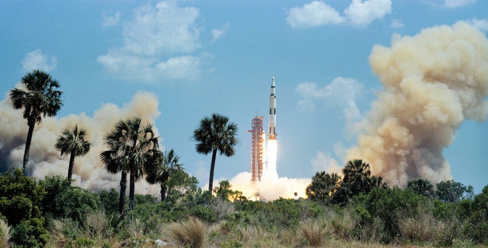 Apollo 16 launching