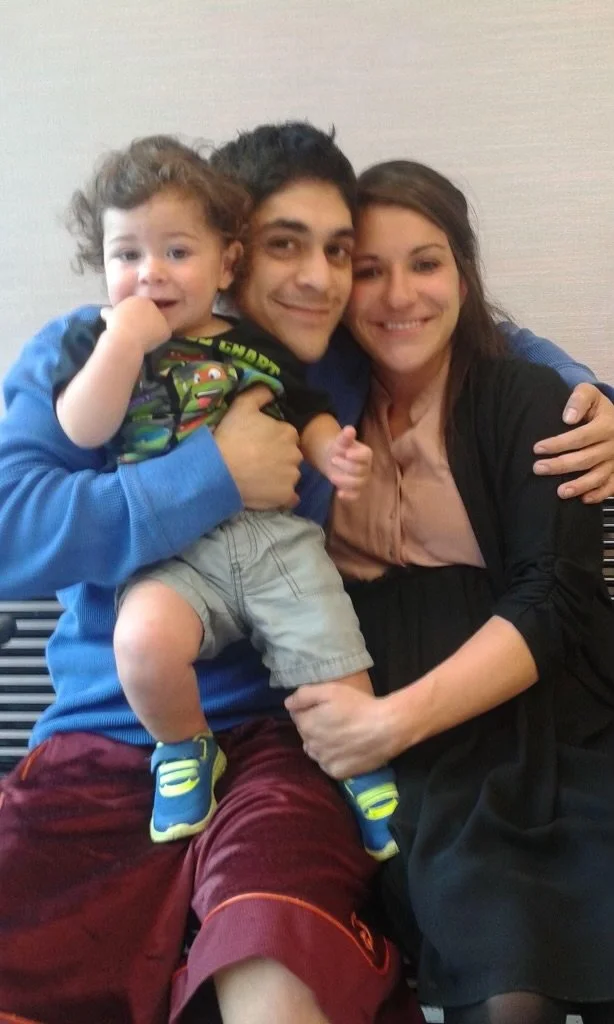 Brittini, Michael, and one of their sons