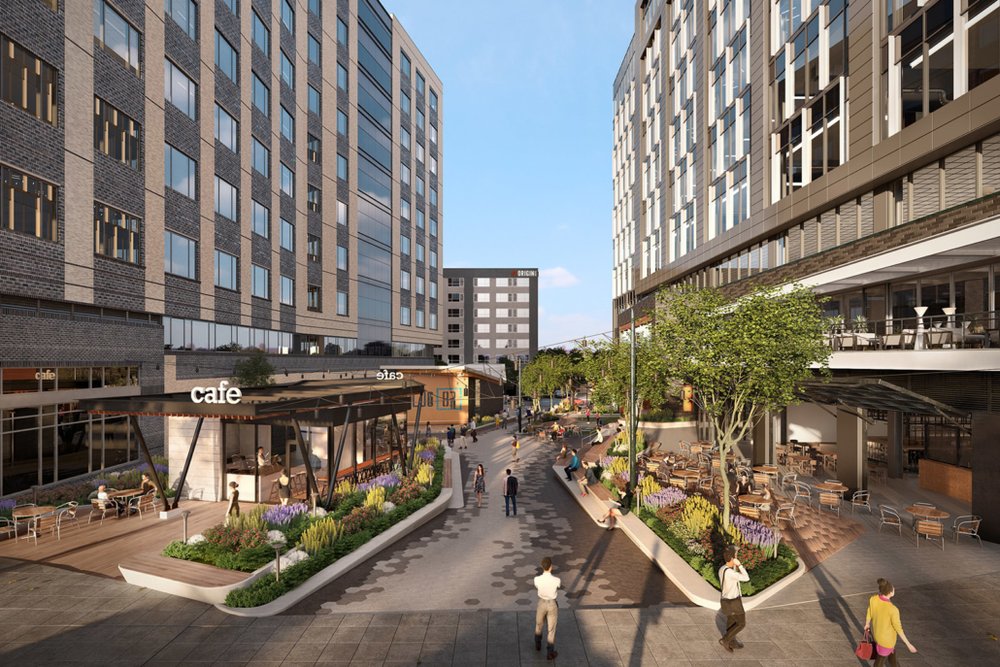 Bloc83 Courtyard Rendering