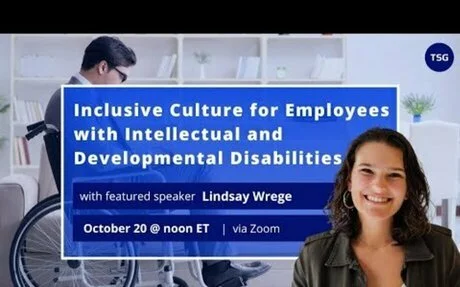 Inclusive Culture for Employees with Intellectual and Developmental Disabilities