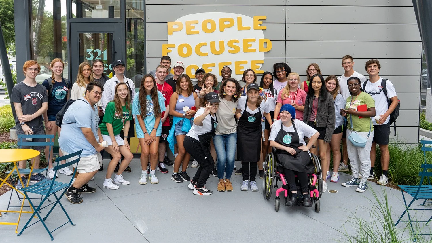 University Honors Program Hosts Rooted in Raleigh Program, Visits 321 Coffee