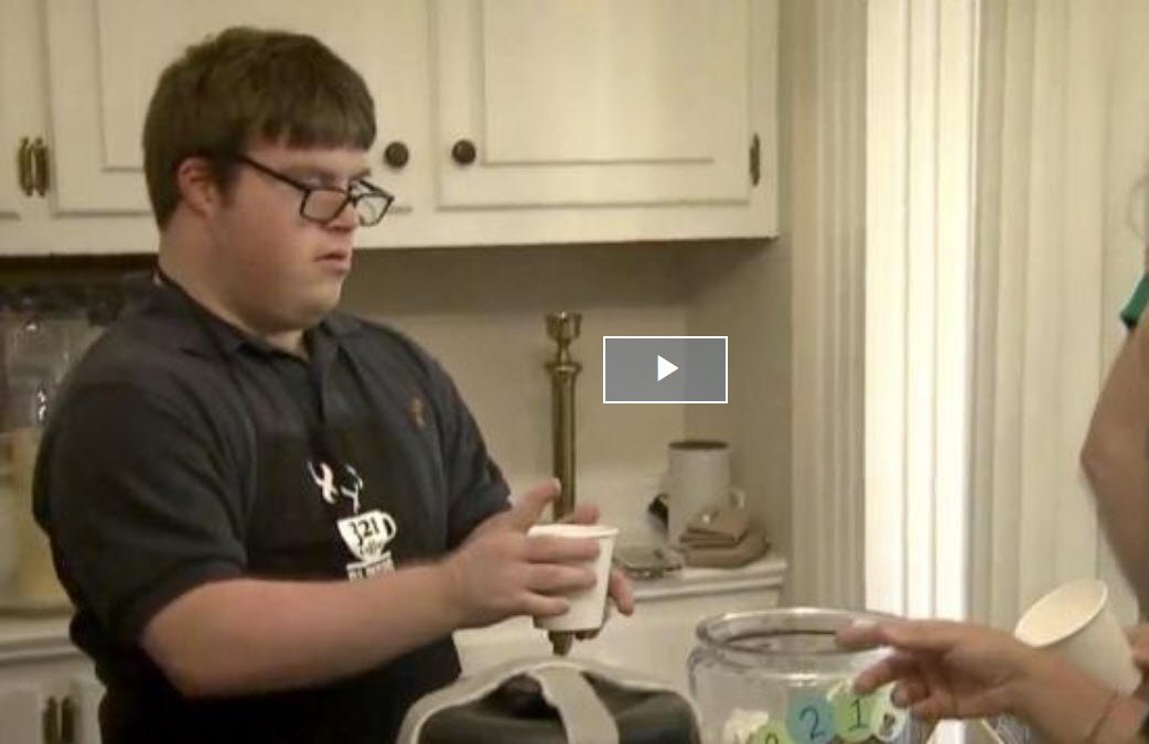 Volunteers with special needs foster community connections through coffee