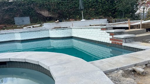 Bel Air Pool Tile Installation 2