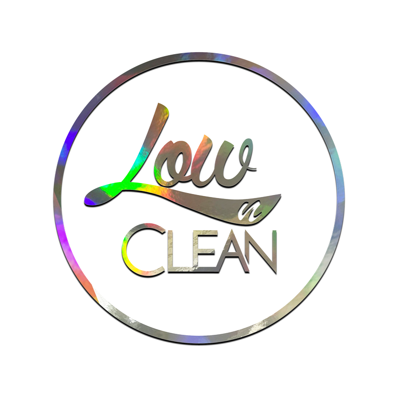 Small Circle Decal - Low N Clean (3" x 3" - Multiple Colors)