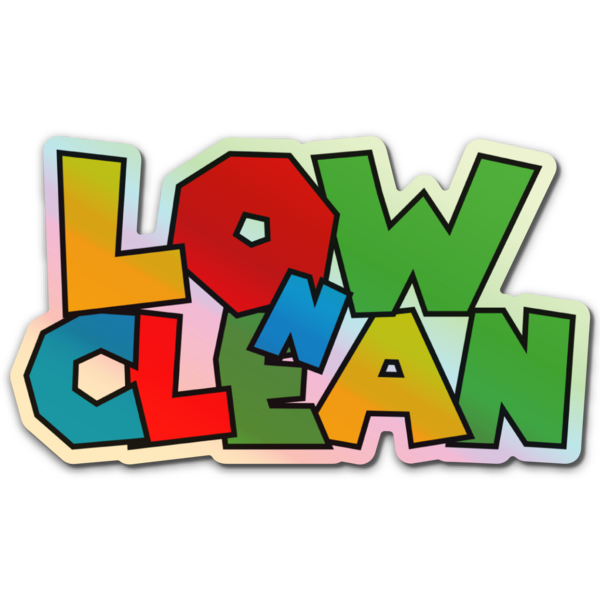 Low N Clean Super Mario Sticker