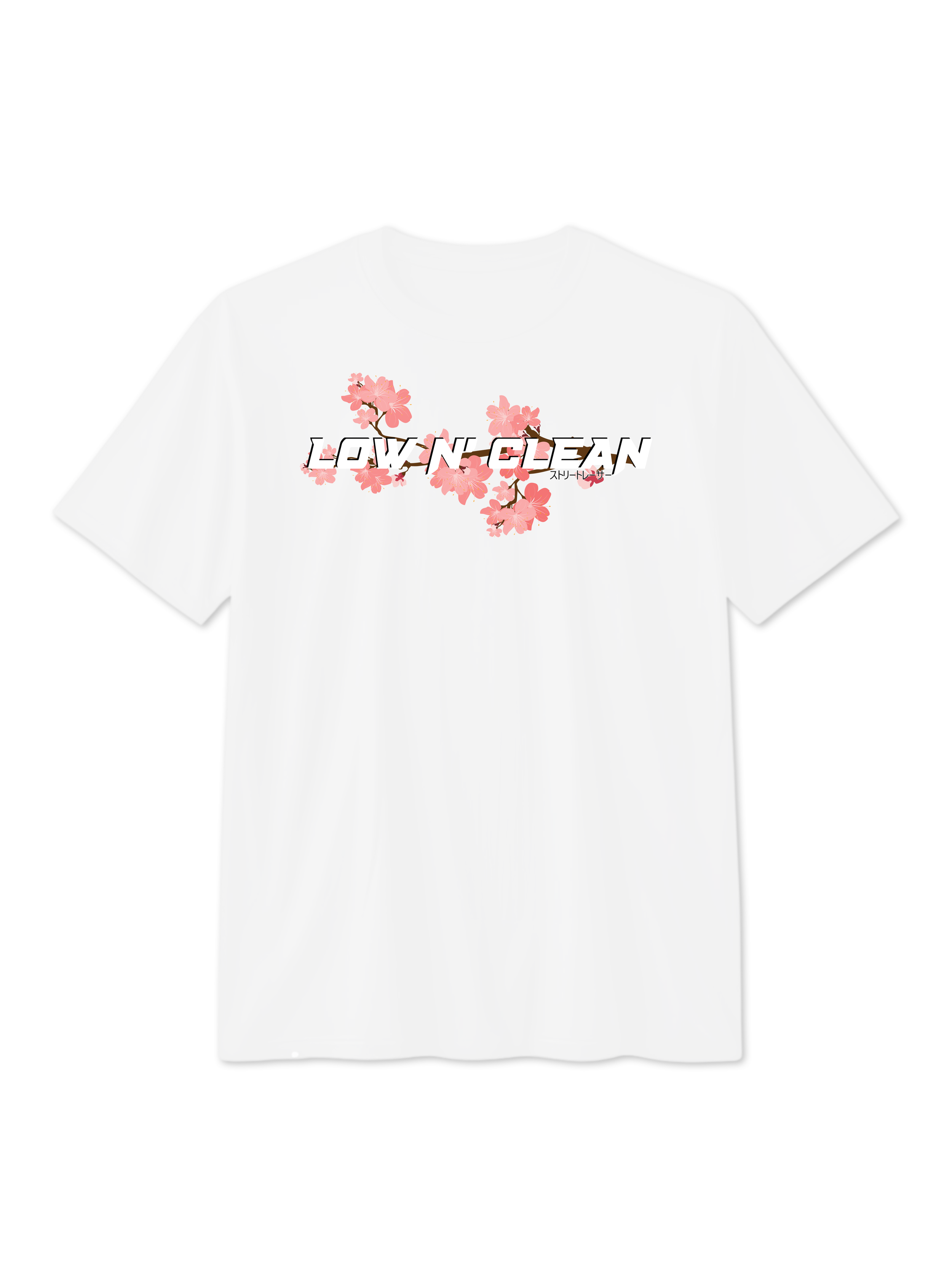 Low N Clean Sakura Flower T-Shirt