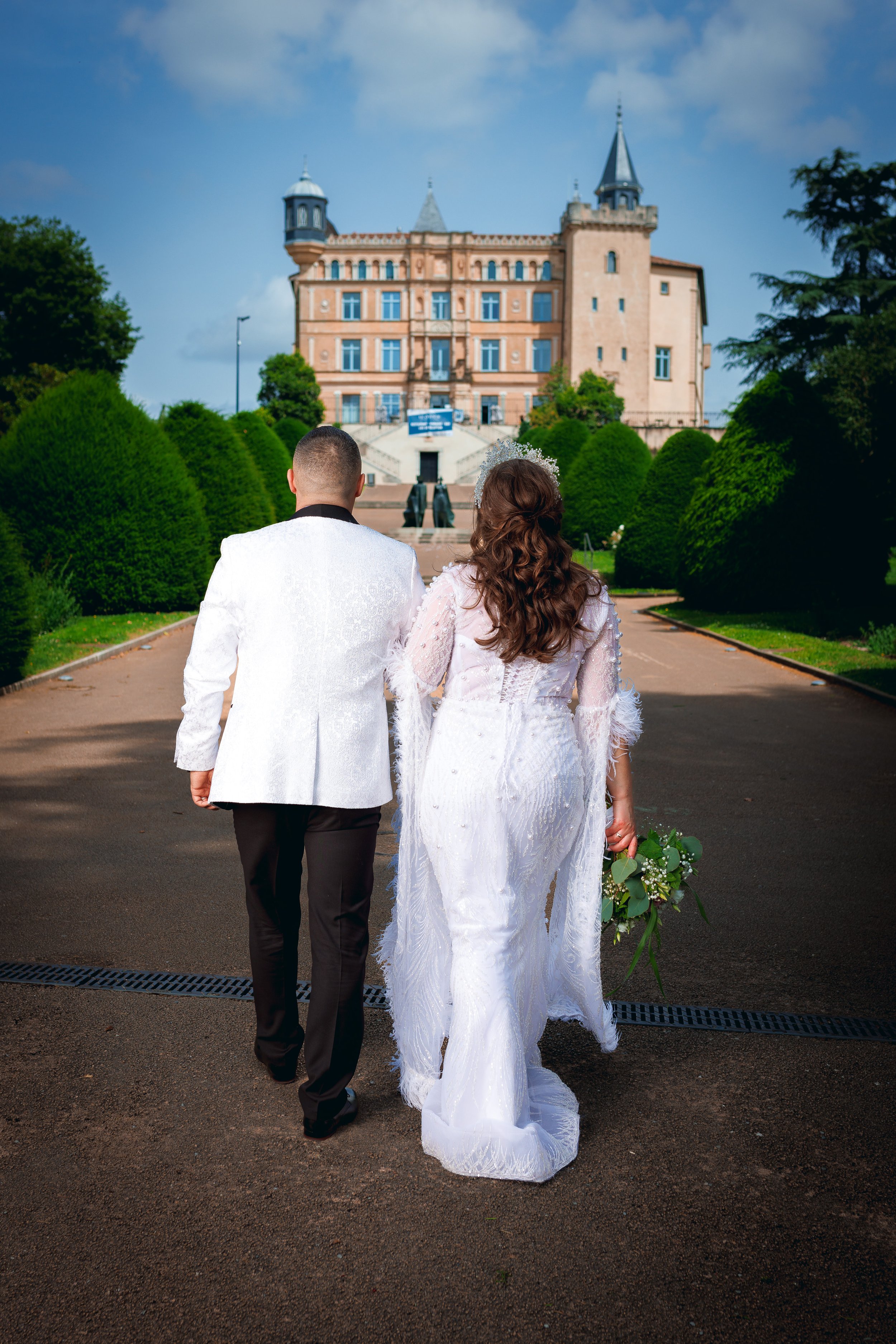 Photographe de mariage au Château de Saint-Priest