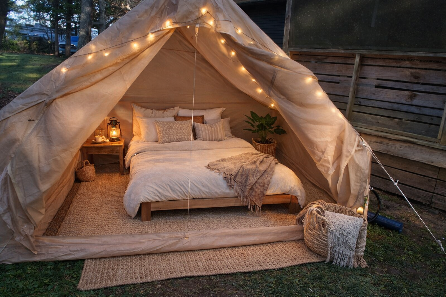 All Set - Prepared Tent Site for 2